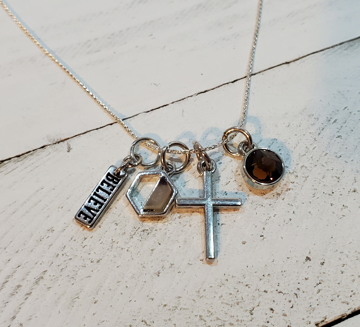Encouraging Word Necklaces-Believe