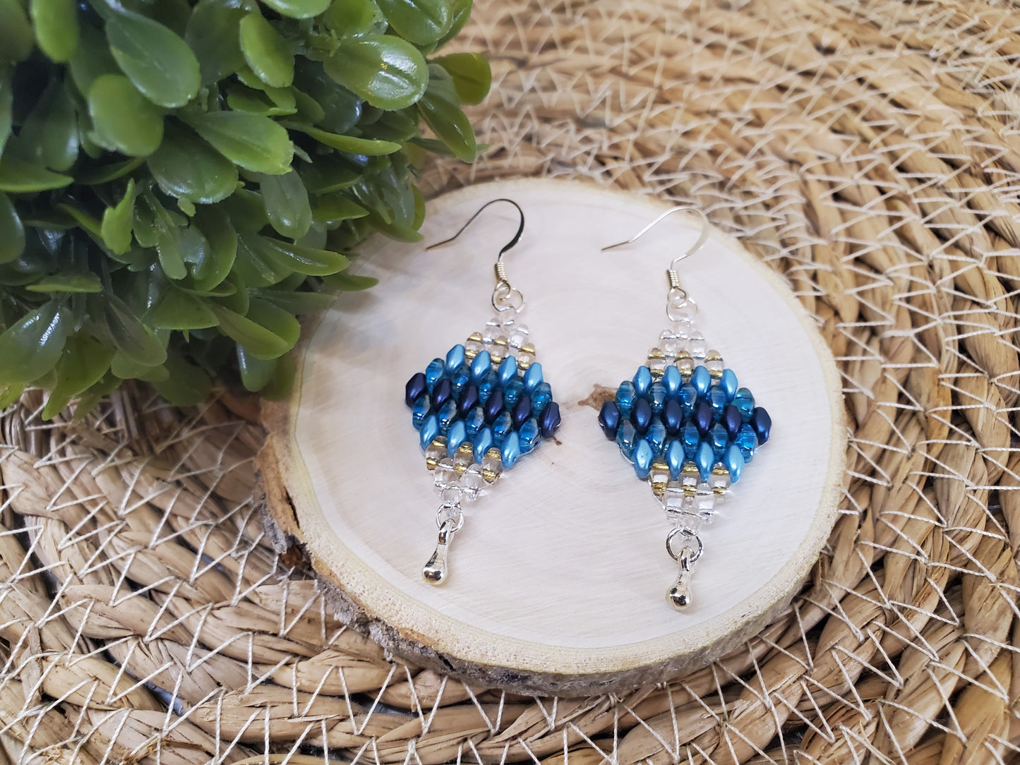 Blue Diamond Bracelet Set