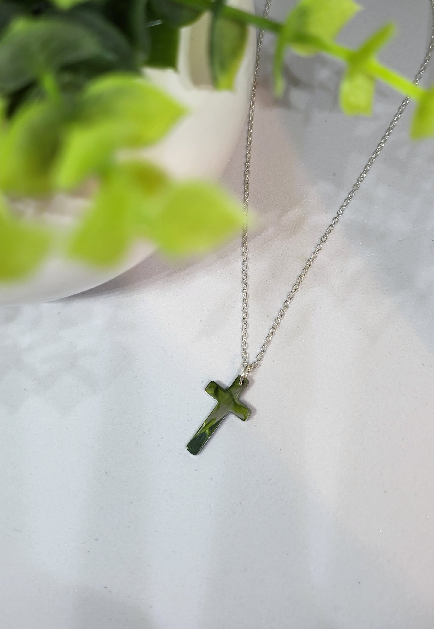Minimalist Cross Necklaces- Silver