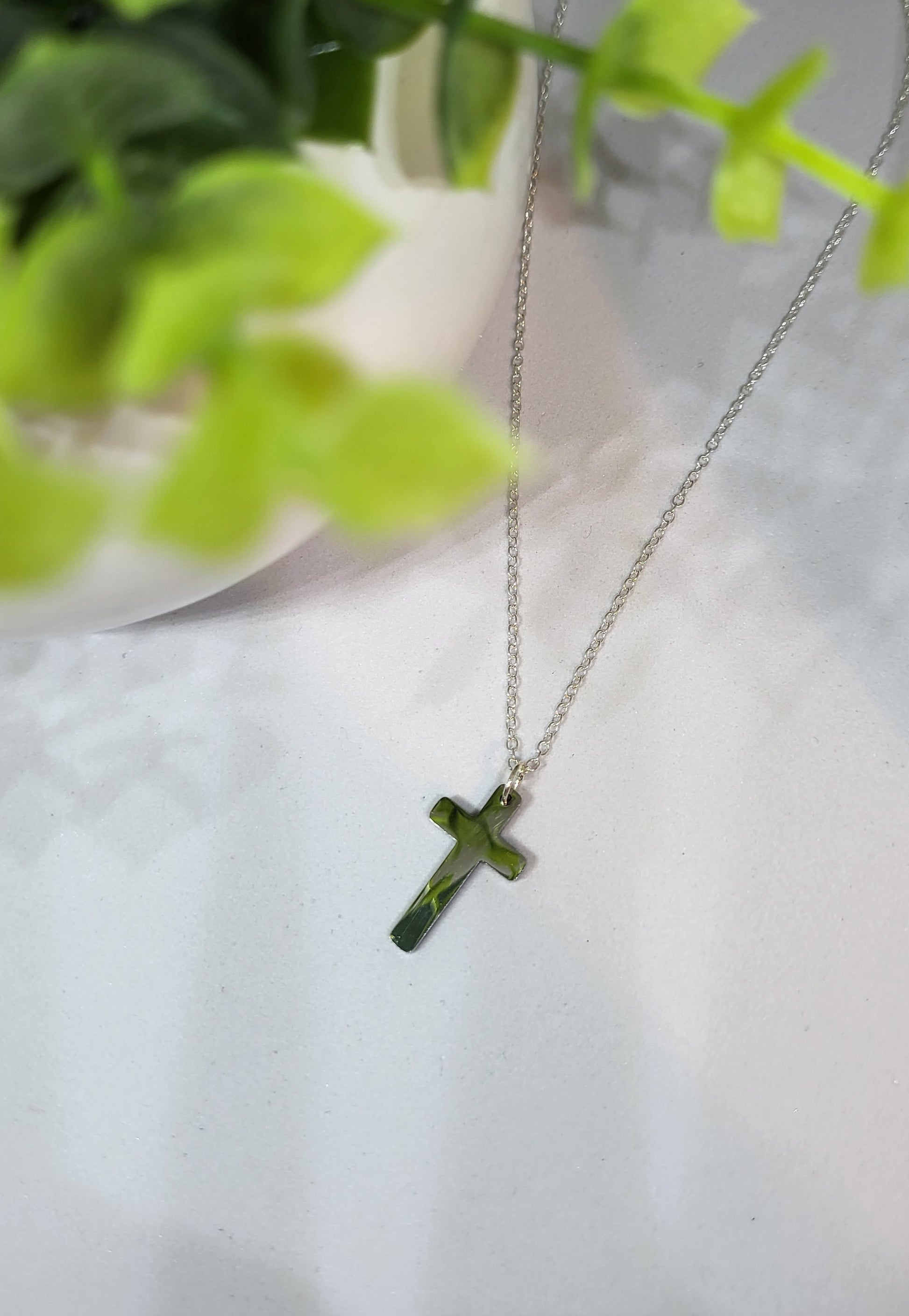 Minimalist Cross Necklaces- Silver