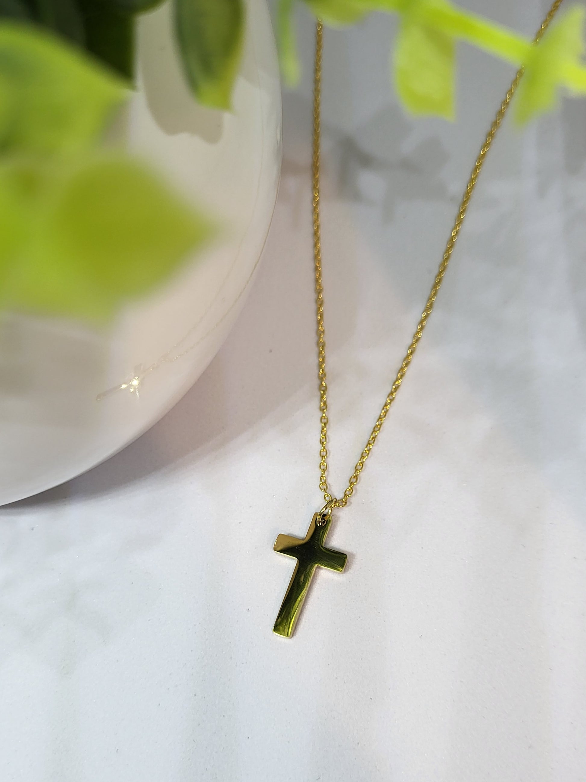 Minimalist Cross Necklaces- Silver