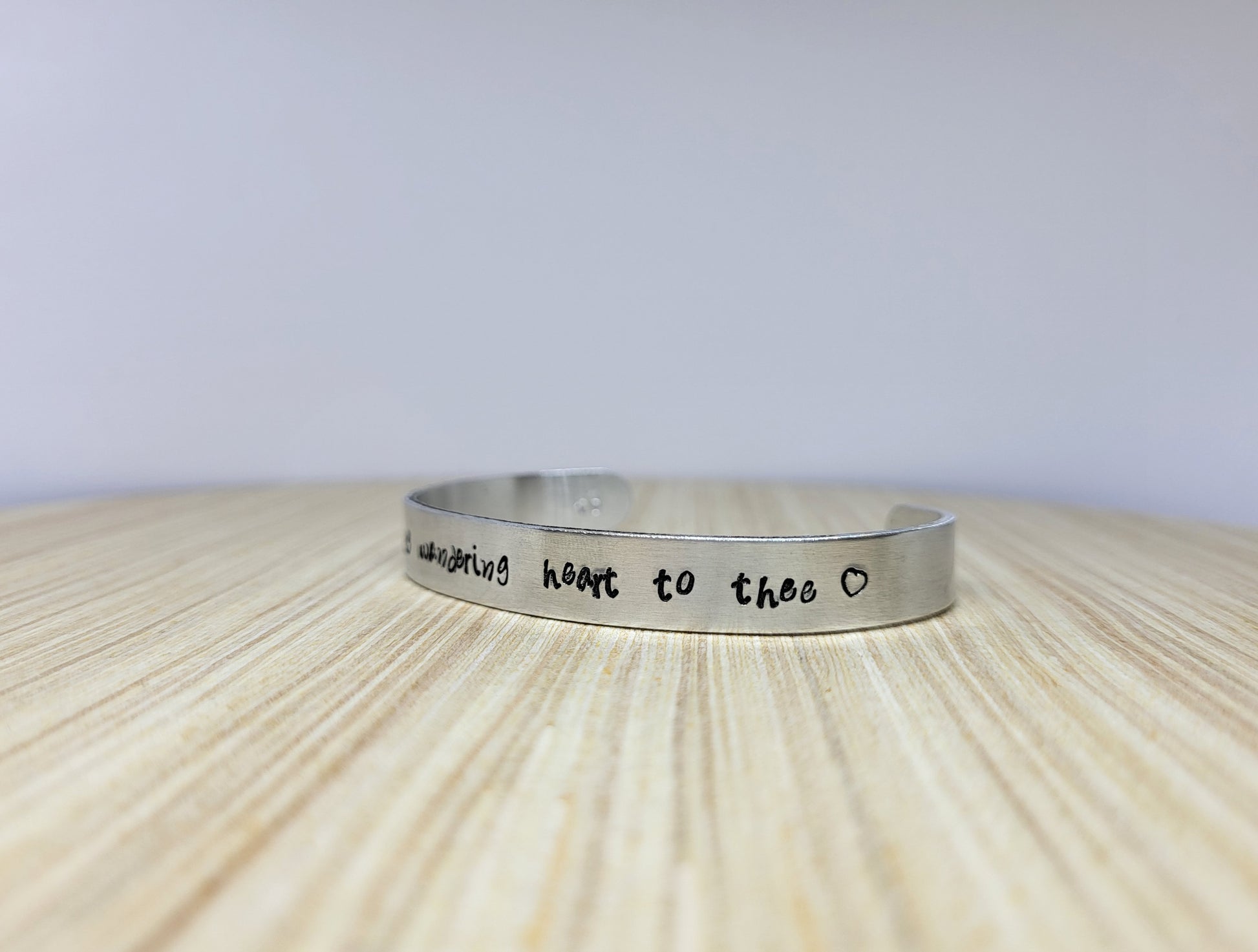 Bind My Wandering Heart To Thee Bracelet