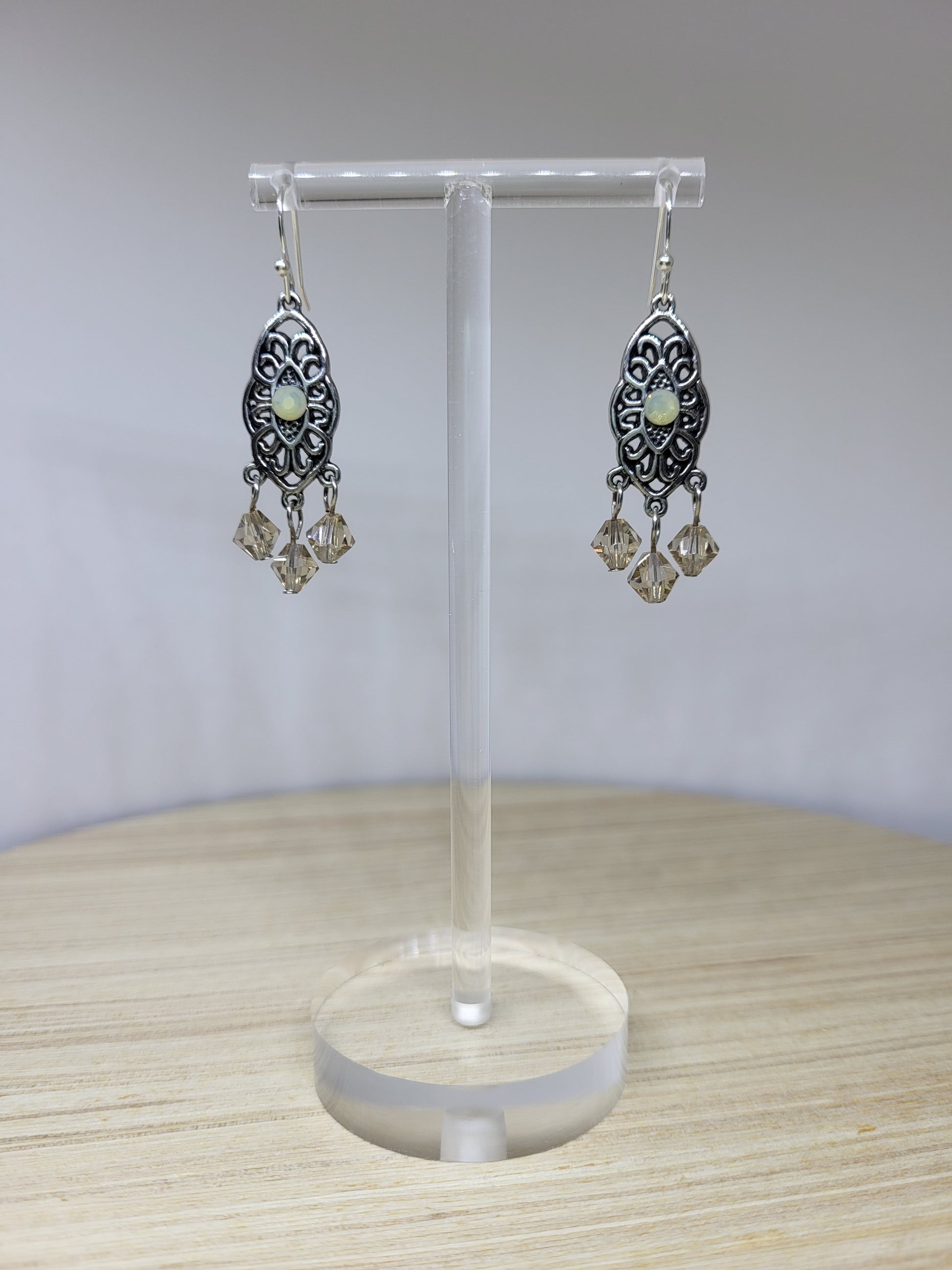 Moroccan Sand Crystal Earrings