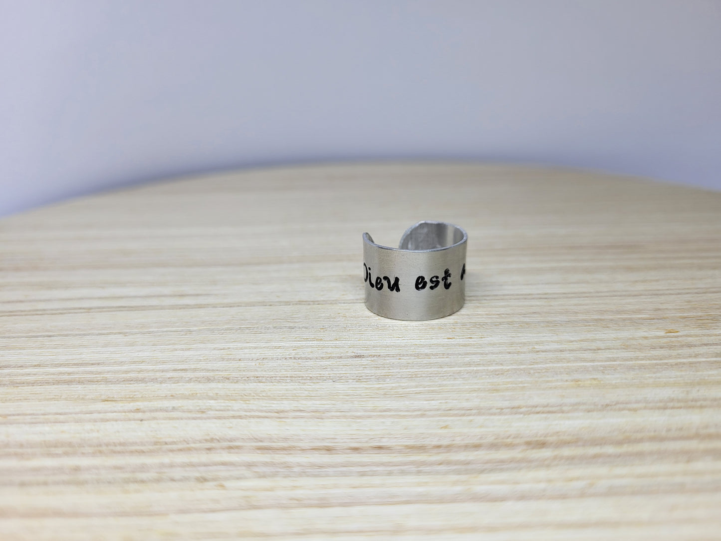 God Is Love French Ring