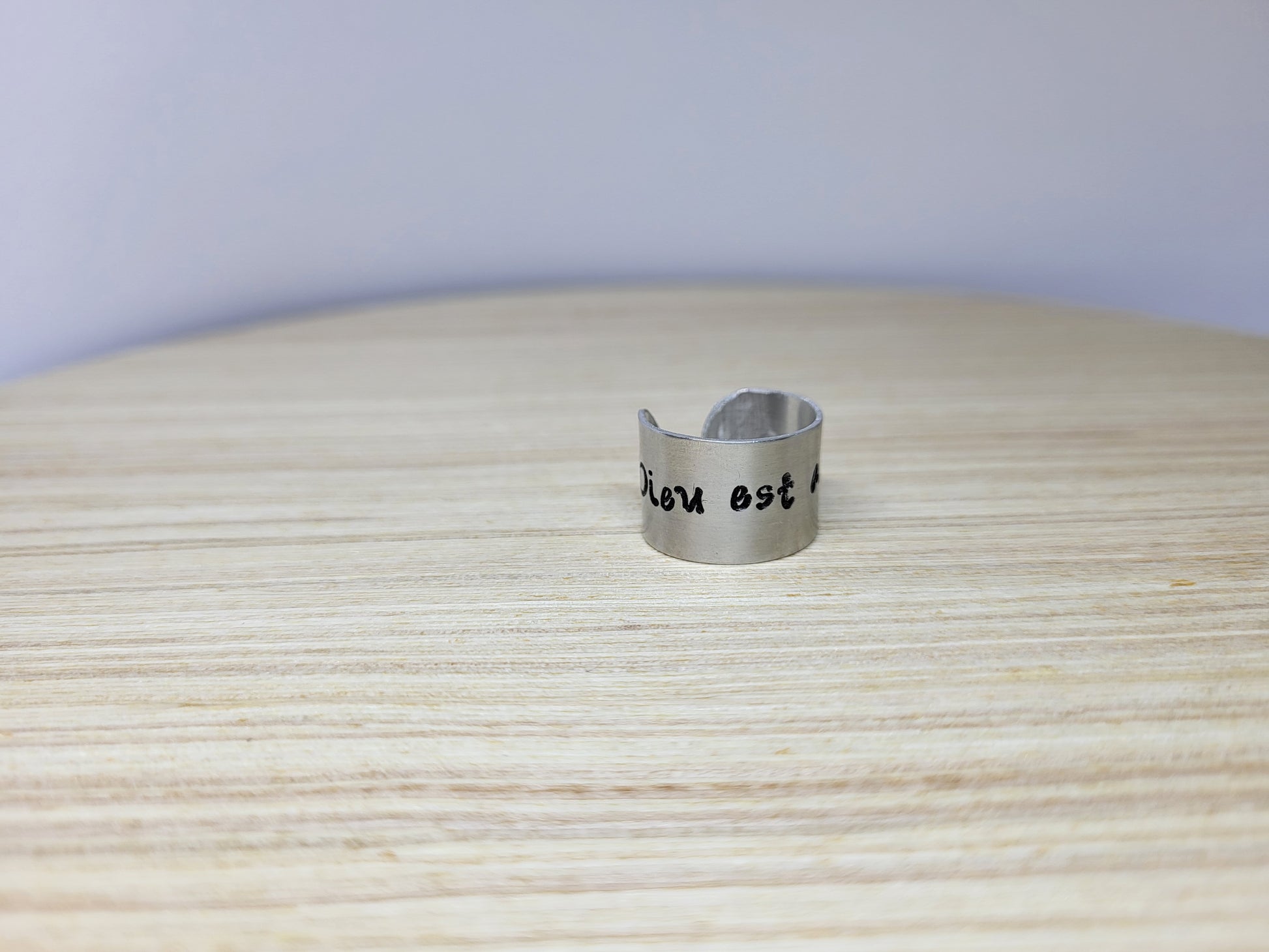 God Is Love French Ring