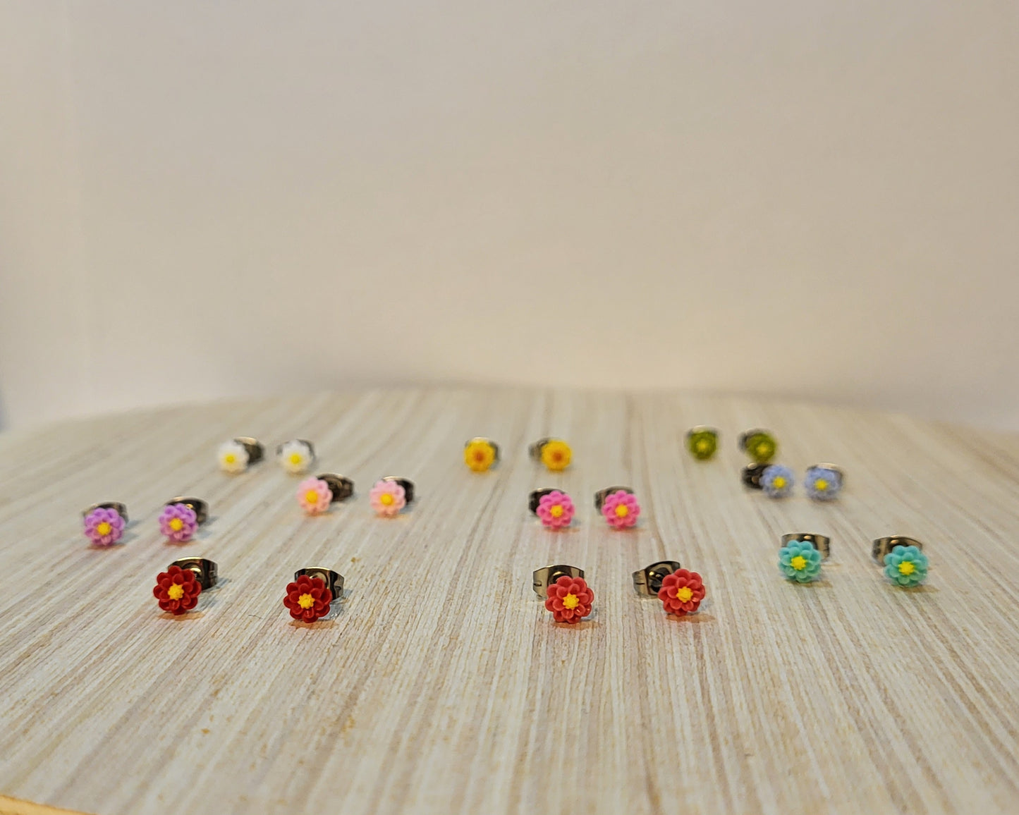 Girl's Flower Studs