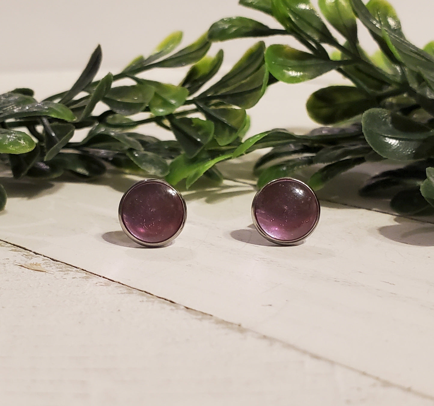 Sassy Studs (8mm)- Lavender
