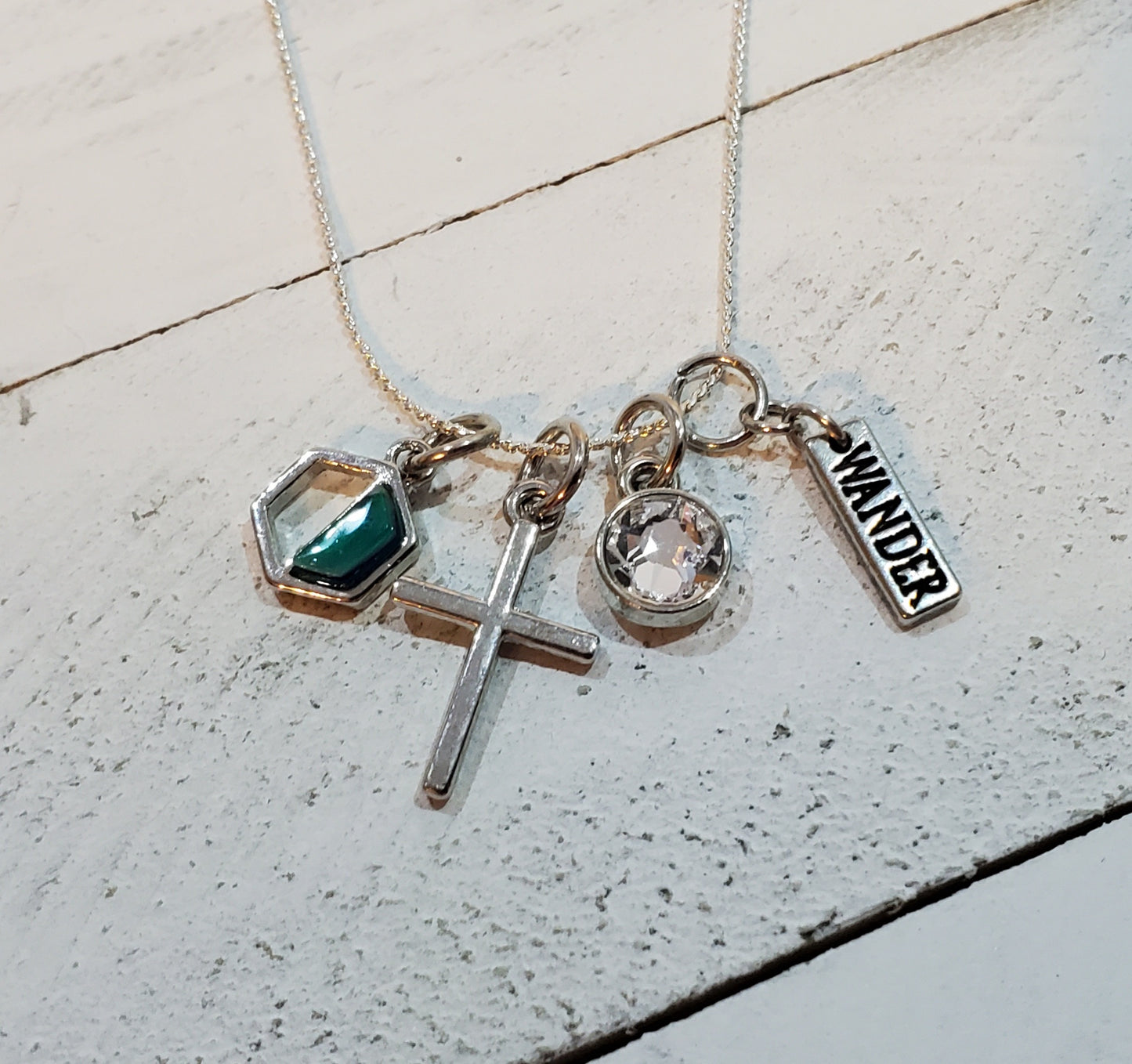 Encouraging Word Necklaces-Wander