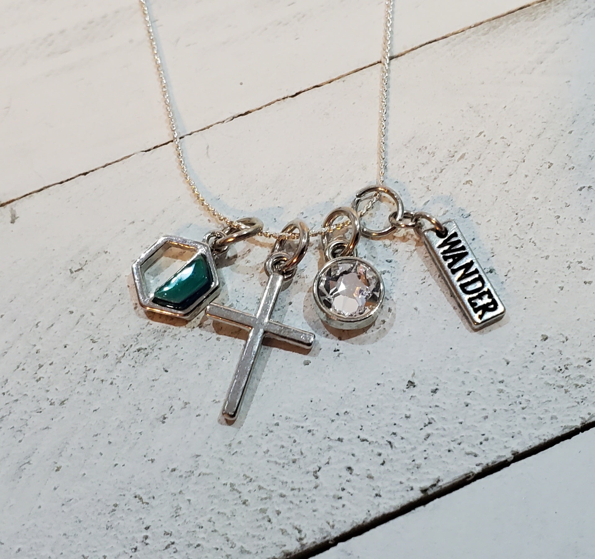 Encouraging Word Necklaces-Wander